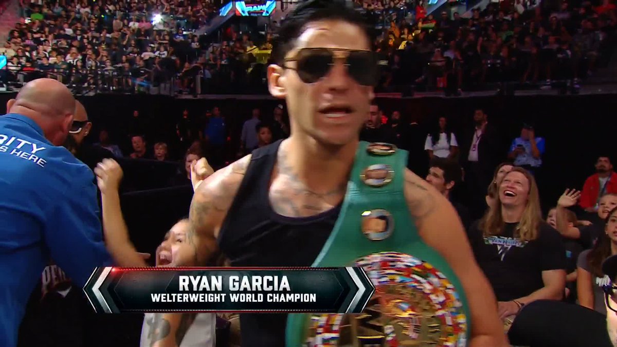 .RYAN GARCIA is in the HOUSE tonight! 👊