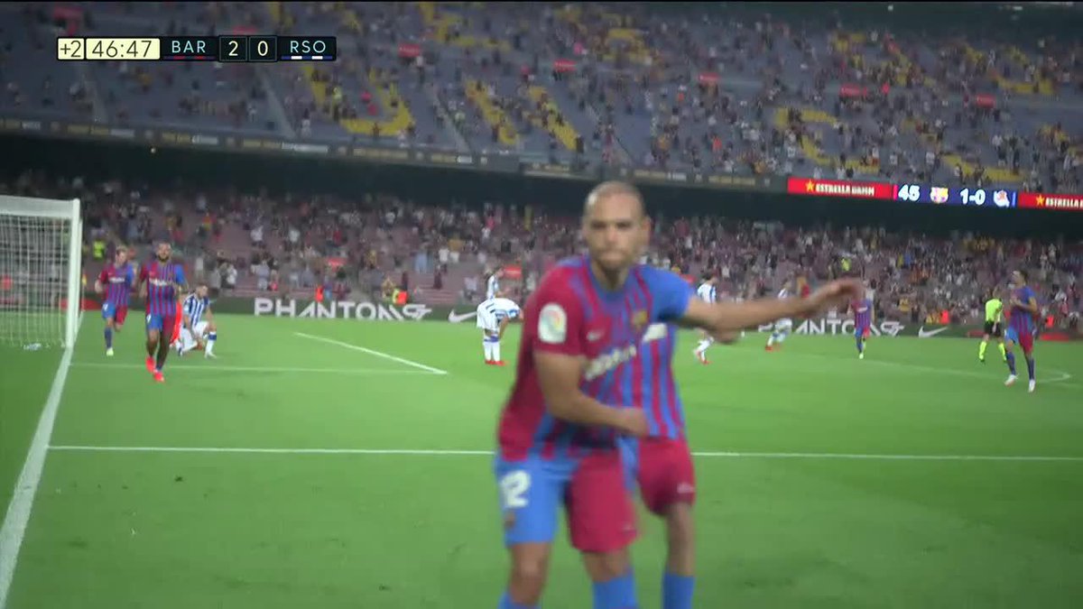 25% full camp nou, horrible shirts, braithwaith scoring. Dark dark times. Always grateful for Xavi Laporta and flick.