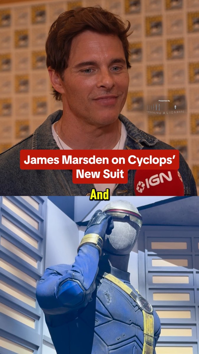 Cyclops is finally getting his comics-accurate suit and James Marsden is excited as you are about it. In partnership with Aliens: Fireteam Elite 2, Alienware, BRISK x Splatoon Raiders and Ramayana #sdcc