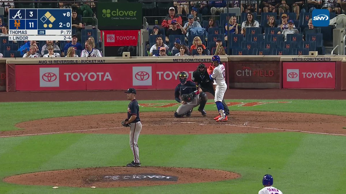 Second home run of the night for Francisco Lindor! He's driven in 6 runs!