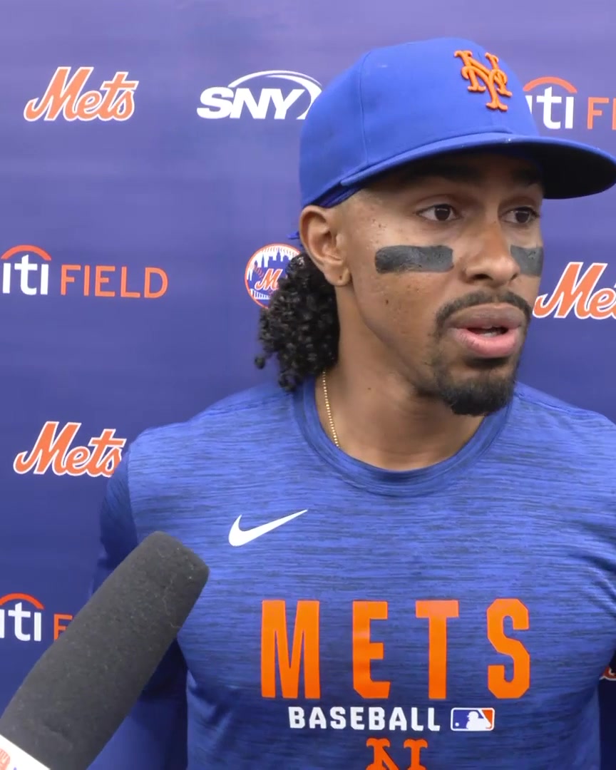 Francisco Lindor on the Mets' recent offensive success: "If you look around, the guys are having quite the at-bats. We're all learning from each other, we're learning from each other's at-bats and feeding off each other"