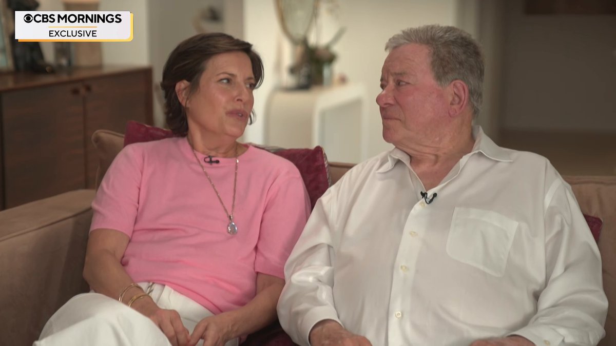 Actor William Shatner and his daughter, Melanie Shatner-Gretsch, are sharing their battles with stage 4 cancer after facing the disease at nearly the same time. Now cancer-free, the two speak candidly about helping each other through one of the darkest chapters of their lives in a CBS Mornings network exclusive with Jonathan Vigliotti 🐋. Watch tomorrow.