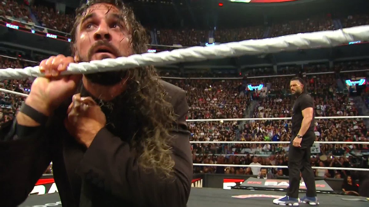 WHOA 😱 Roman Reigns let past demons distract him and Seth Rollins made him PAY!