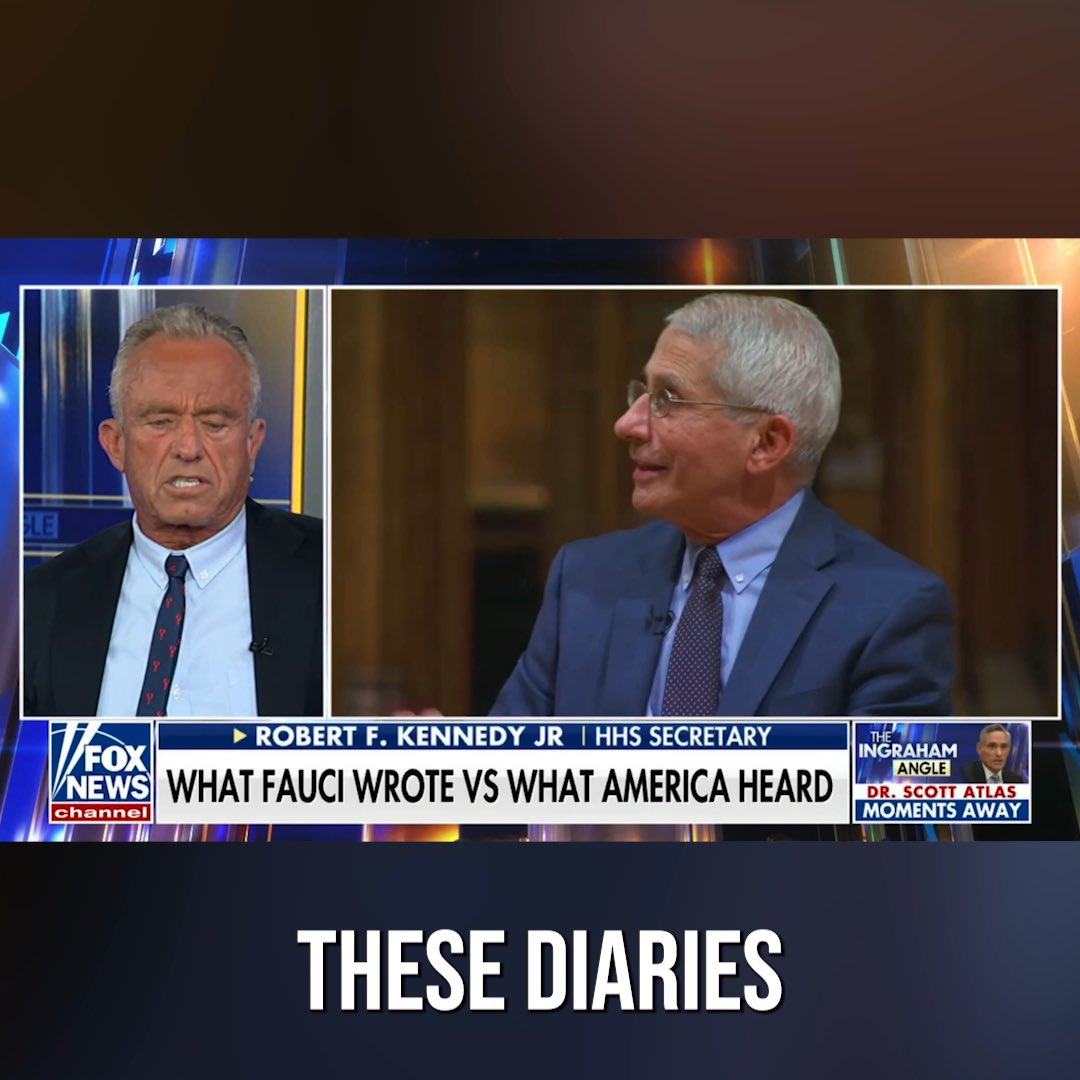 We produced the Fauci diaries to Senator Rand Paul and Senator Ron Johnson so they could see the light of day. The starkest impression from reading the diaries is the striking contrast between what he was saying privately and what he was saying publicly.