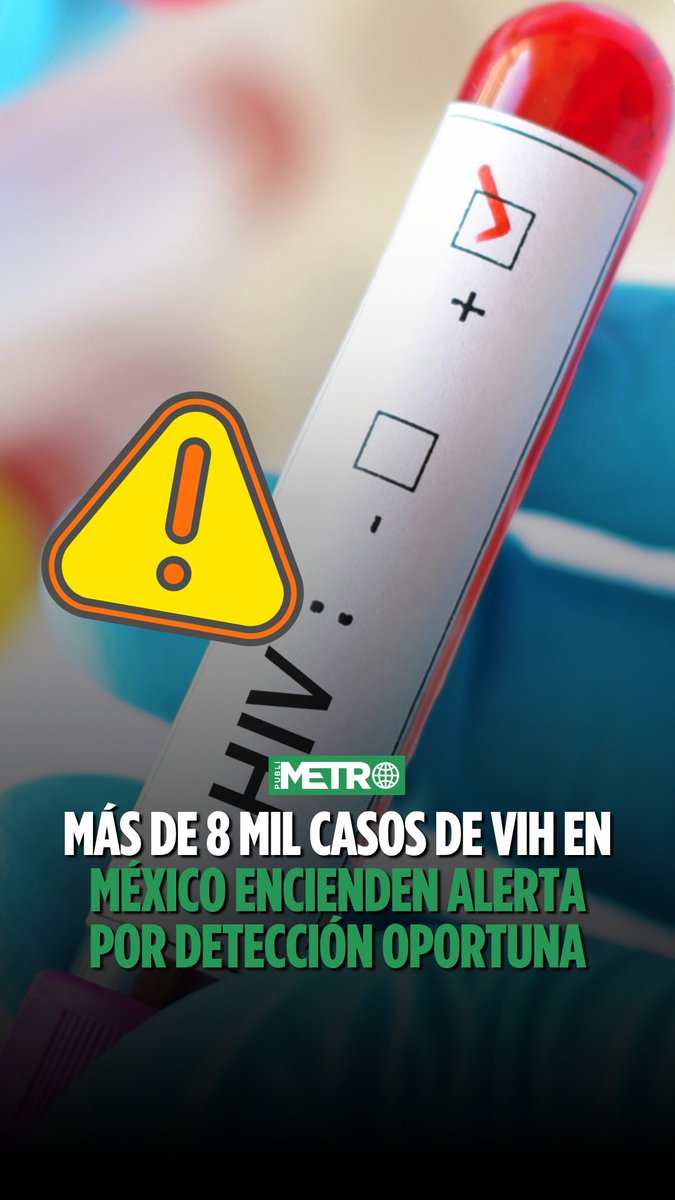 #Alerta 🚨I Más de 8 mil casos de #VIH en México encienden alerta por detección oportuna 📹 Ronaldo Benítez / #PublimetroMX