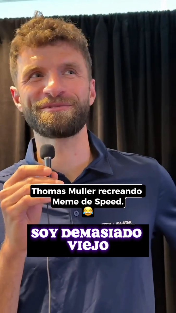 Thomas Muller recreó un Meme de Speed y le salió perfecto.😂 (Vía @espnfc/ig)