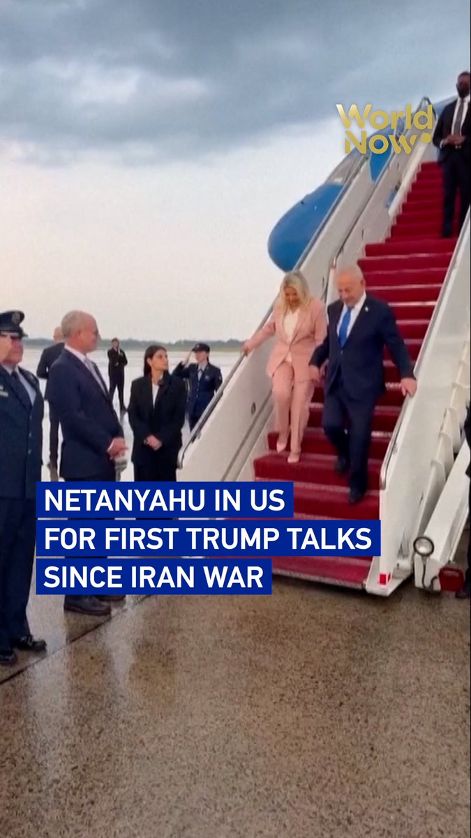 Netanyahu in US for first talks with Trump since Iran war #WorldNow