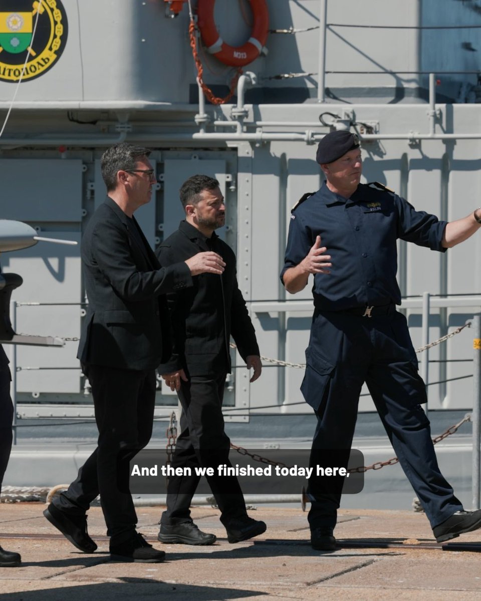 Yesterday’s visit by Volodymyr Zelenskyy / Володимир Зеленський to HMNB Portsmouth was a proud moment for the Royal Navy. A chance to reflect on the support we are giving to the Ukrainian Navy. Its role in the Black Sea is vital to Ukraine’s defence now, and for rebuilding when Russia’s illegal war ends.