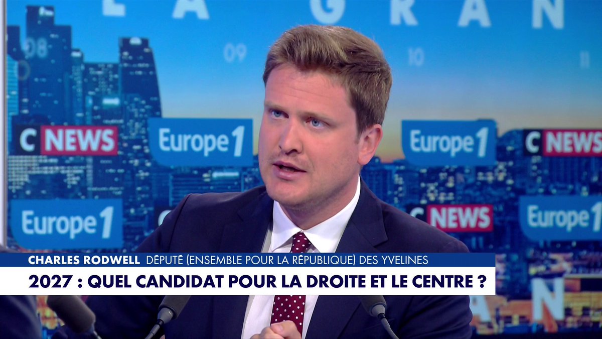 «Si Bruno Le Maire est candidat, ce que je souhaite, je le soutiendrai», affirme Charles Rodwell, député EPR des Yvelines, dans #LaGrandeInterview, à propos de la présidentielle 2027. Toute l'info est à retrouver sur