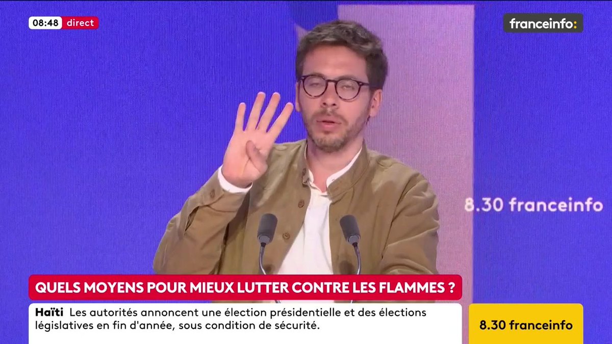 🔴 Incendies en France ➡️ "Il suffirait de quatre jours d’ISF supprimé pour financer les deux Canadairs", selon Hadrien Clouet Suivez le live ⤵