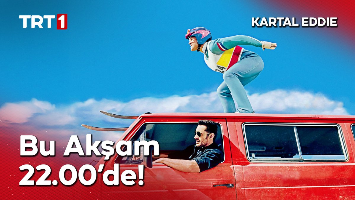 Eddie, birçok spor dalında şansını dener ve sonunda kayakla atlamayı seçer. ⛷️ Tüm imkânsızlıklara rağmen mücadele eden Edwards’ın ilham veren hikâyesi “Kartal Eddie” bu akşam saat 22.00’de TRT 1’de! 🎬