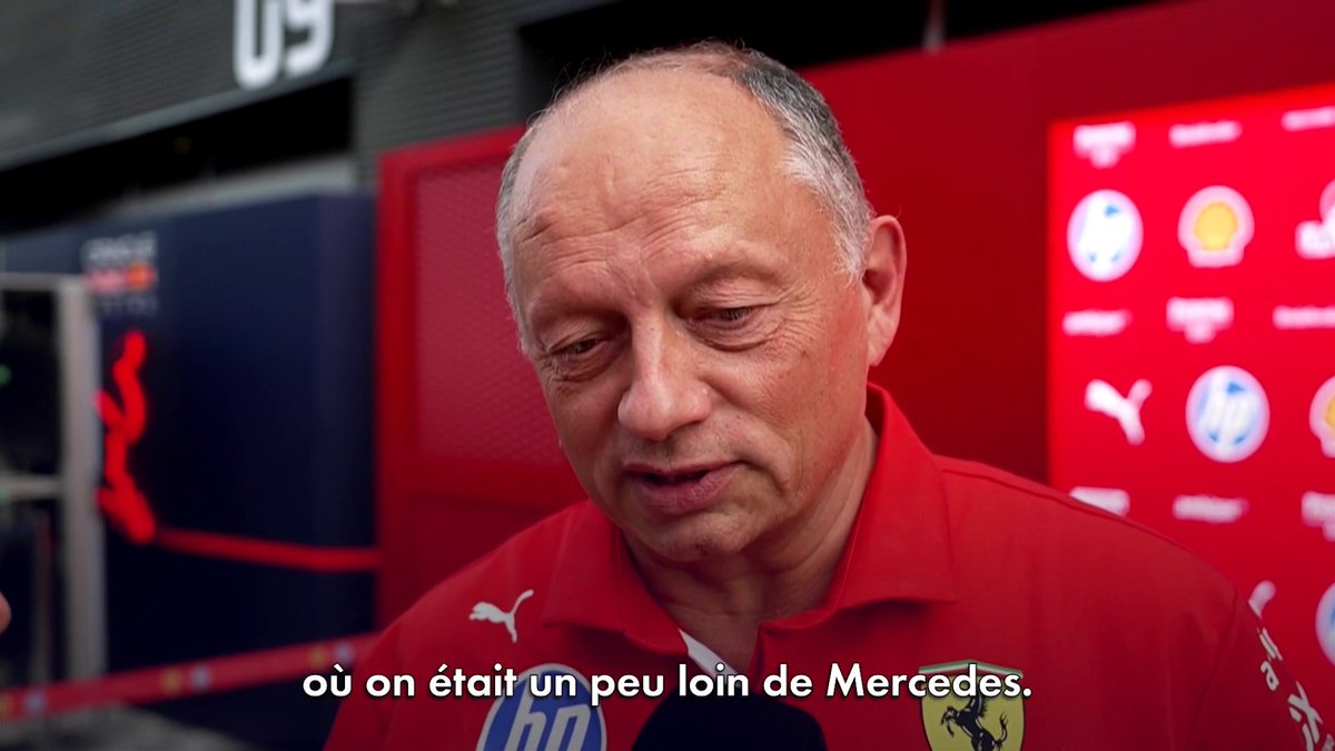 "Moyen, pourrait mieux faire" 👀 À la trêve, Frédéric Vasseur dresse un premier bilan de la Scuderia. #F1