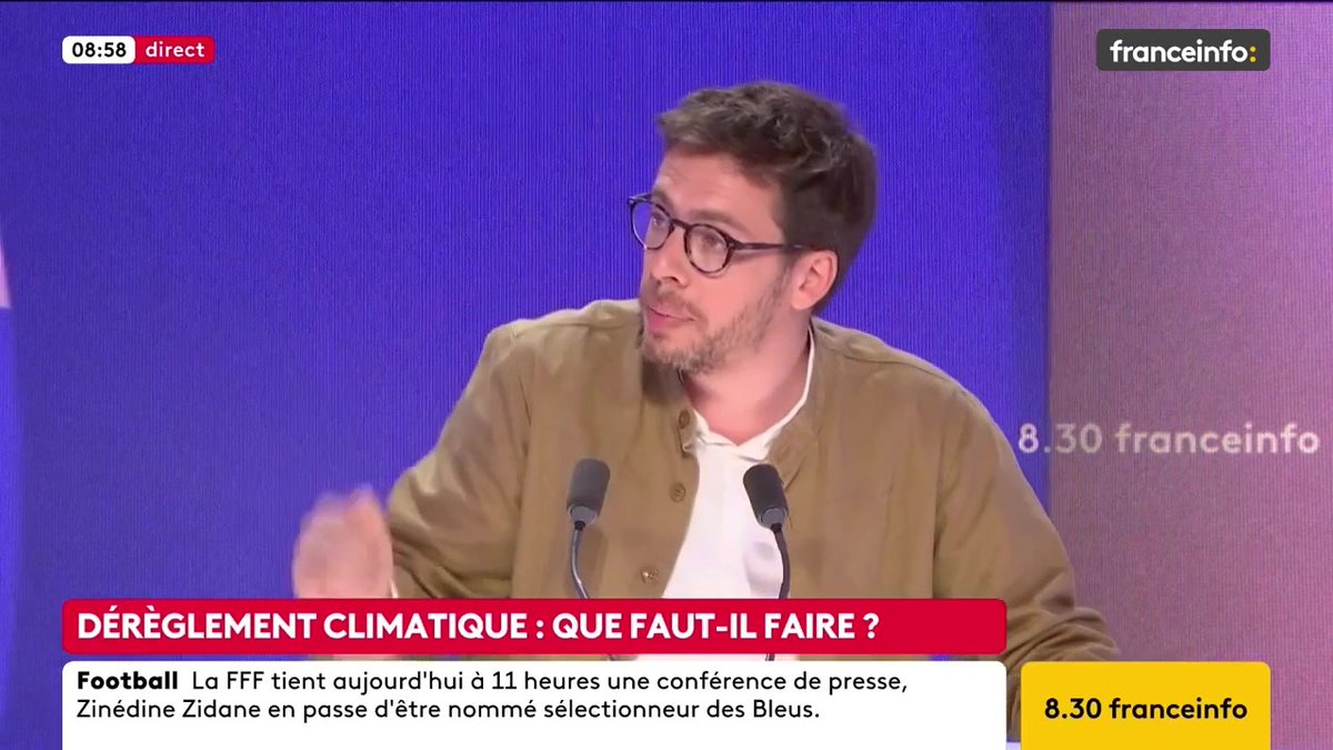 🔴 Réchauffement climatique et urbanisme ➡️ "Il va falloir qu’on partage les lieux de fraîcheur, les musées et les cinémas sont aujourd’hui un privilège inaccessible pour plein de gens", dit Hadrien Clouet Suivez le live ⤵
