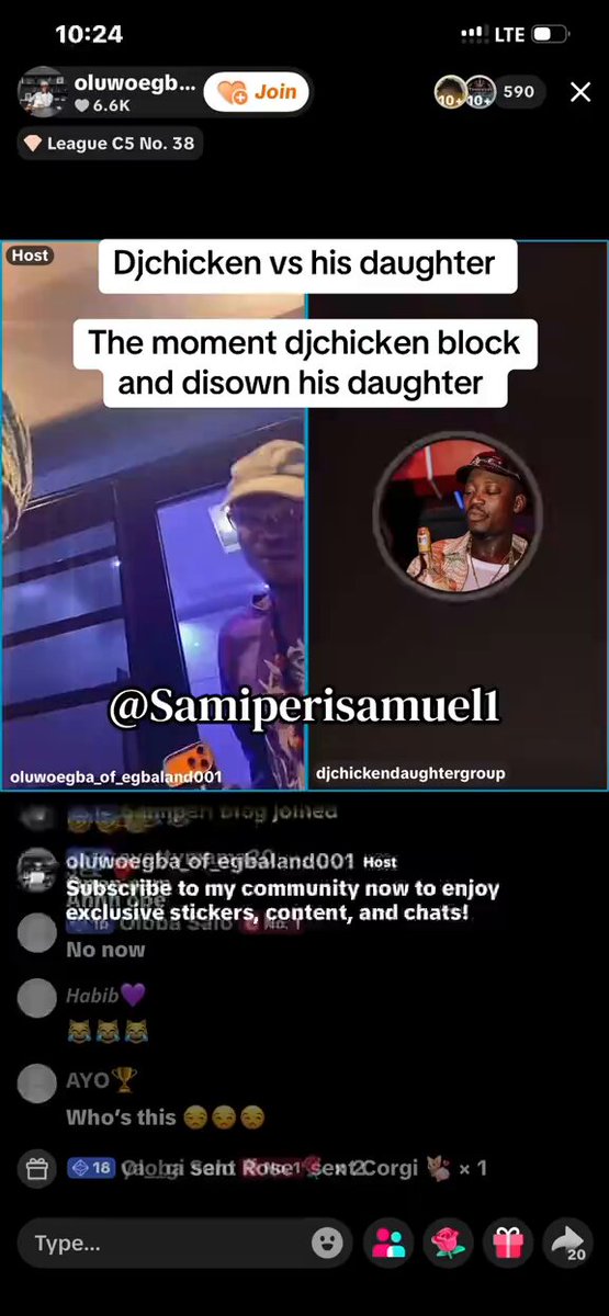 DJ Chicken don block her 😭😭😭