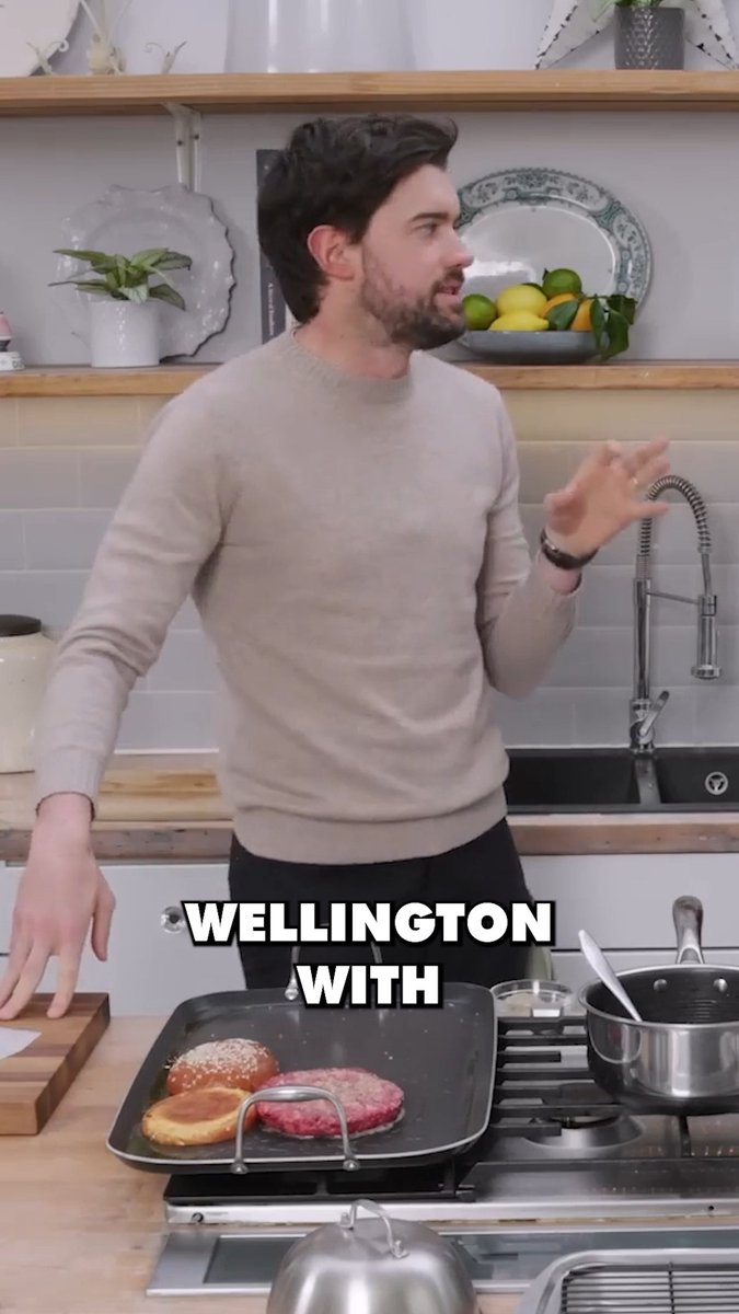 Cooking up some beef.