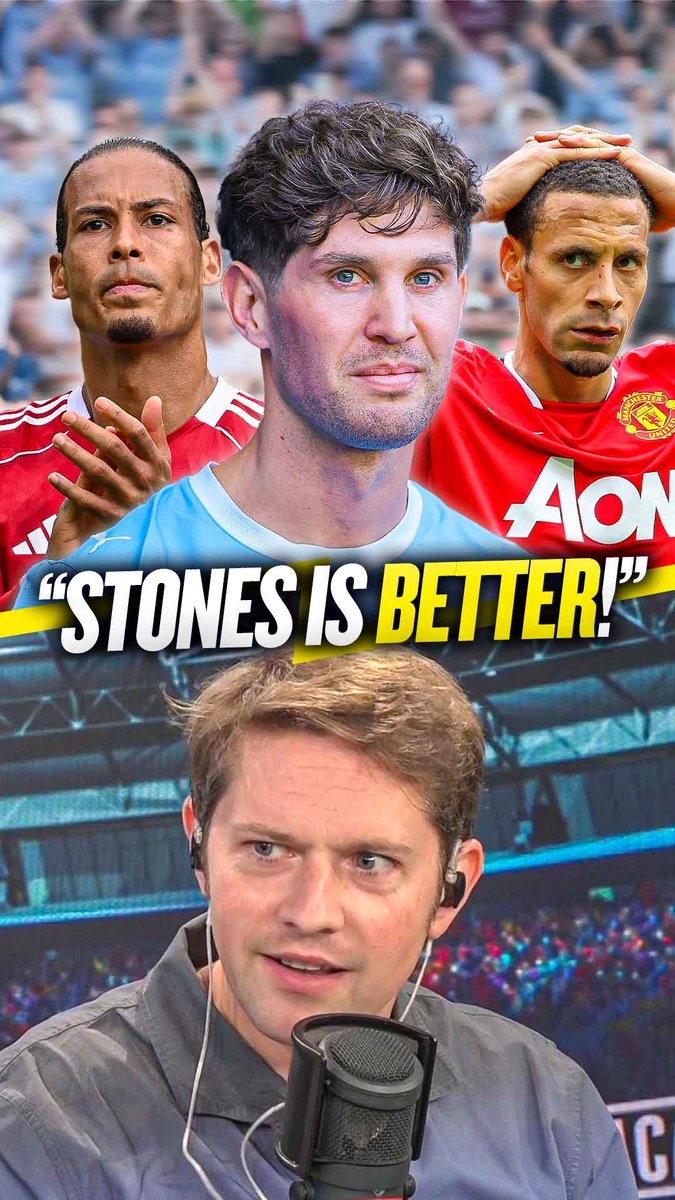🔥 "Is Stones better than Rio? I don't think that's wild!" 👊 "Stones is better than Van Dijk!" 🤷‍♂️ "If City wanted Van Dijk they'd have bought him!" @ChelseaRory insists prime John Stones was a better centre-back than #LFC's Van Dijk and #MUFC legend Rio Ferdinand! 👀