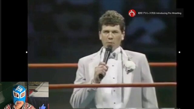 【プロレスバカ剛竜馬は役割が理解できない！？】 1987米国で「スーパーニンジャ」を名乗った剛竜馬 試合はTVマッチのジョバー（相手を引き立てる重要なレスラー）なのに自己顕示欲が強すぎて、バリー・ウィンダムがムッとする試合
