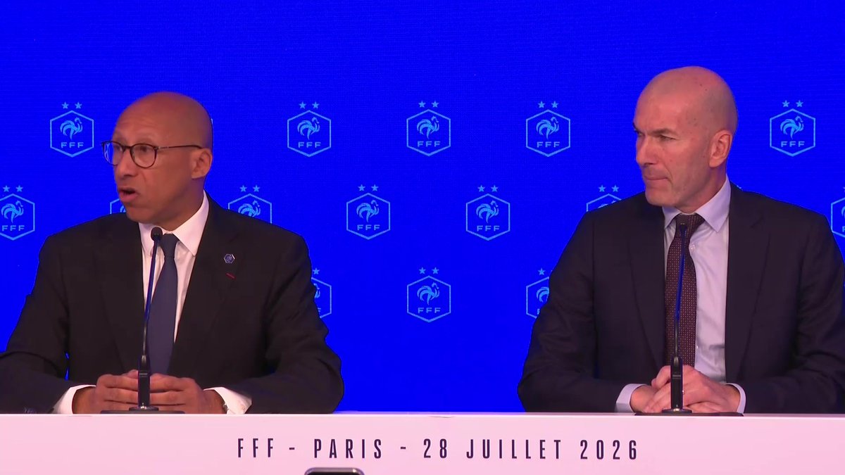 Les premiers mots de Philippe Diallo, président de la FFF, pour introniser Zinédine Zidane comme sélectionneur des Bleus