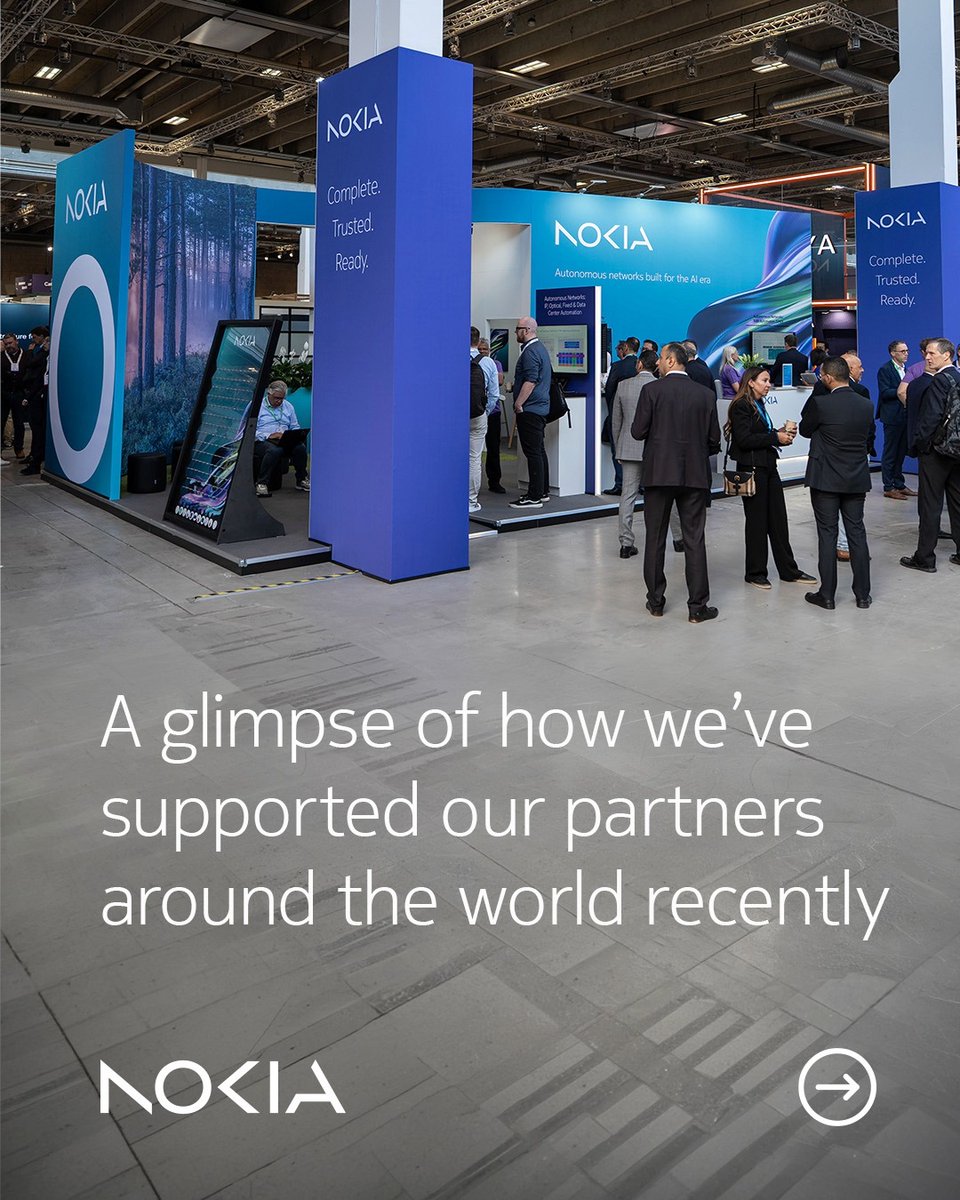 From DTW Ignite in Copenhagen to Project Gigabit in Scotland and AI-ready networks in Gurugram, Team Nokia is working with partners worldwide to turn innovation into real-world impact 🚀 Watch the video to get a glimpse on how we're building capability together 👇 #TeamNokia #AI #Connectivity #Telecom #PartnerEcosystem