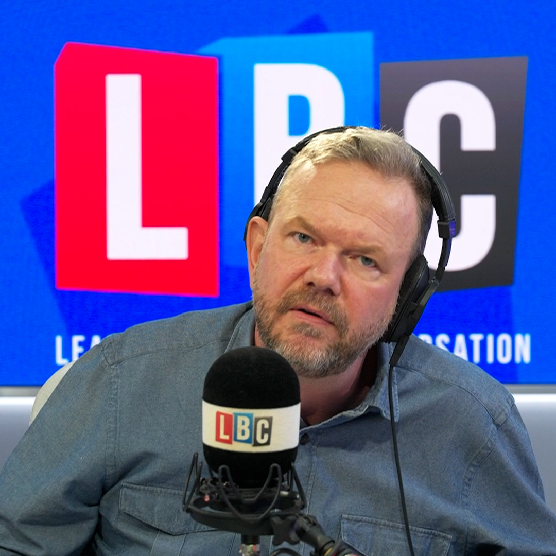 'There are some things that everybody has to agree on…’ James O’Brien reacts to Nigel Farage’s calls for Zack Polanski to ‘be arrested’ over his shared 'guillotine' Instagram post.