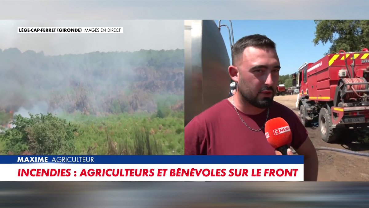«La France n'est rien sans les agriculteurs», affirme Maxime, dans #MidiNewsEte, venu aidé à Lège-Cap-Ferret. Toute l'info est à retrouver sur