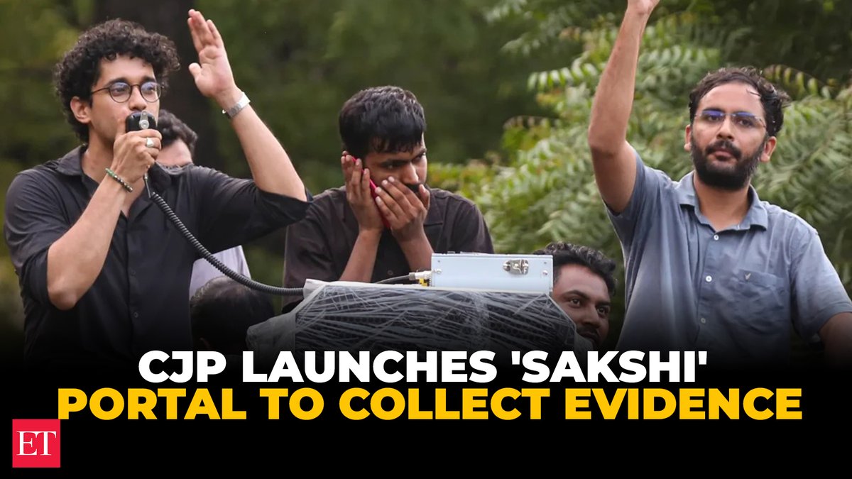 ‘Hold on, we’re with you’: #CJP launches ‘#Sakshi’ portal to document alleged #police action 🔗