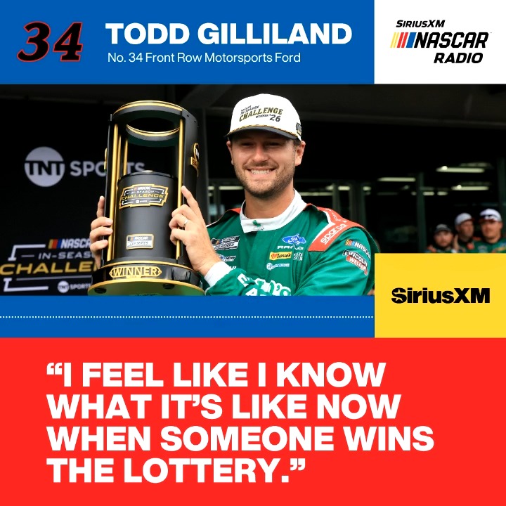 PSA to Harrison Burton and Christian Eckes just because Todd Gilliland won the In-Season Challenge and a hearty $1,000,000 doesn't mean he's picking up the check on your vacation this week 😂 More →