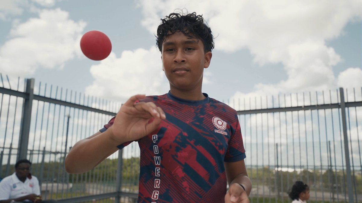 For the Future... In the Kid's Village at the BLCA. 🏏💥 #WIOutside | #MenInMaroon