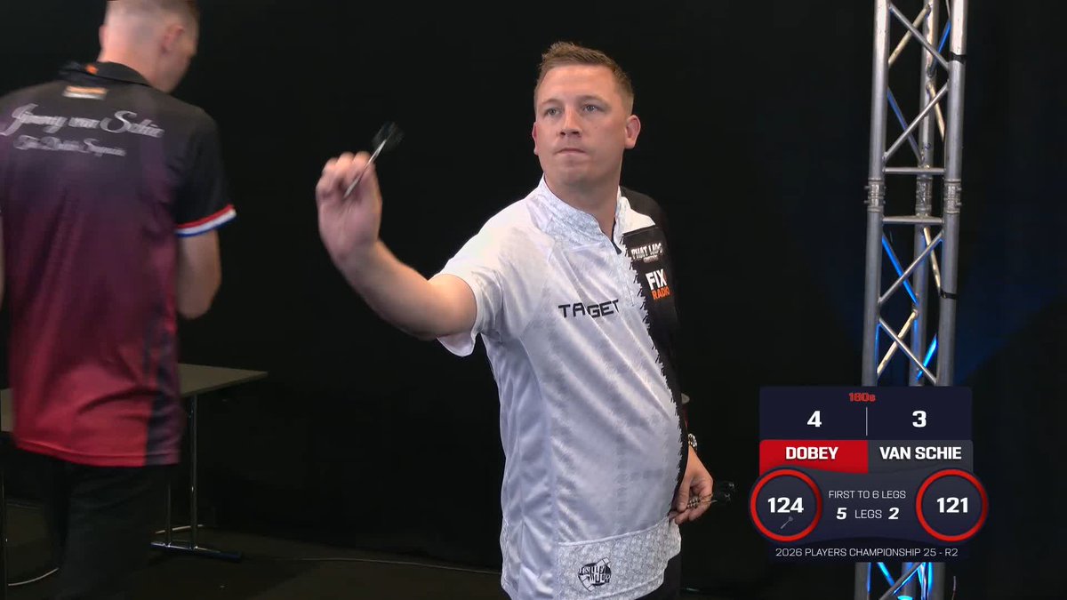 DOBEY TOO GOOD FOR VAN SCHIE! All about timing and Chris Dobey delivers as he beats Jimmy van Schie 6-2 to reach Round Three. 📺 #PC25