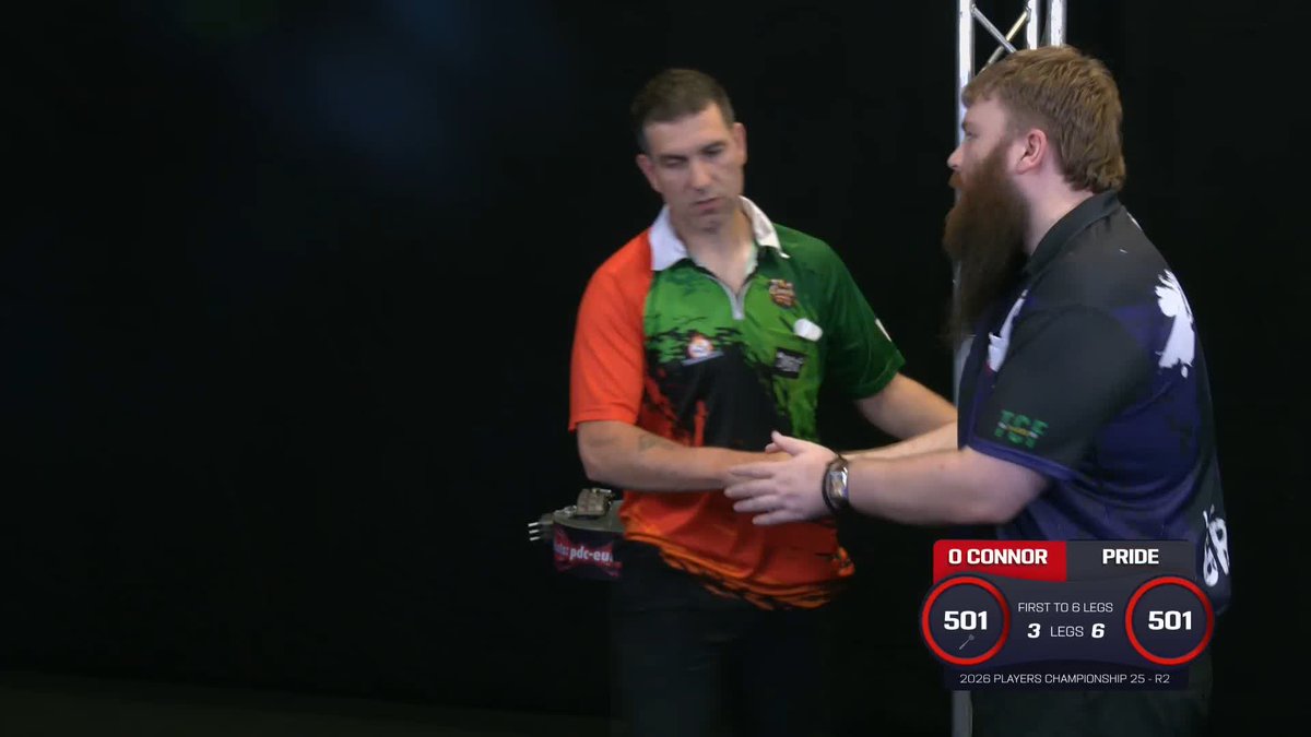 PRIDE PULLS OFF WILLIE UPSET! Challenge Tour star Lewis Pride defeats William O'Connor 6-3 to book his place in the last 32! 📺 #PC25