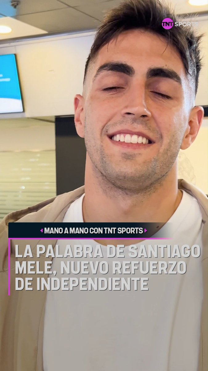 "MUY CONTENTO DE ESTE DESAFÍO" 🔴👹 Mano a mano con TNT Sports en su llegada a la Argentina, SANTIAGO MELE contó sus sensaciones antes de sumarse como nuevo arquero de INDEPENDIENTE. 🗣️"Siempre es importante que el equipo gane. Se nota que hay un buen plantel y eso ilusiona", declaró el uruguayo ex Unión luego del triunfo ante Estudiantes en el debut.