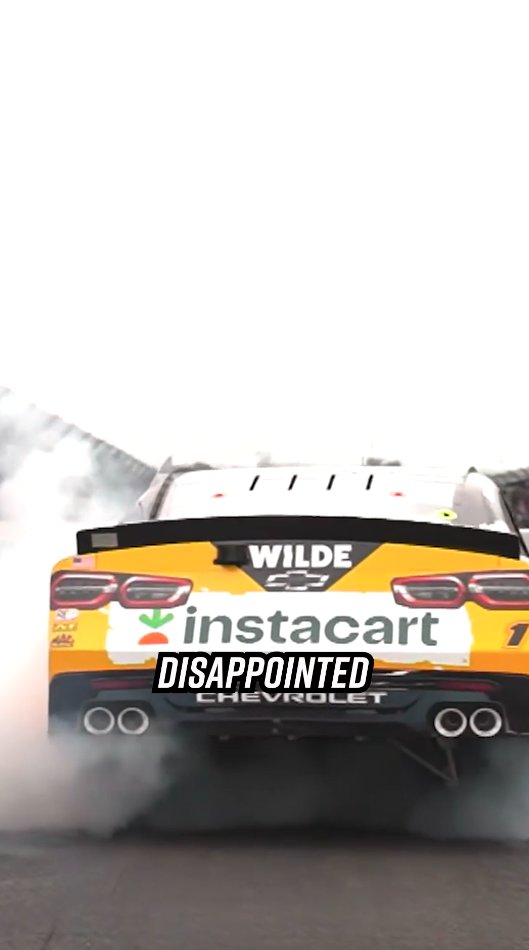 "That's a no-no." Kevin Harvick on Carson Kvapil's controversial burnout on the bricks.