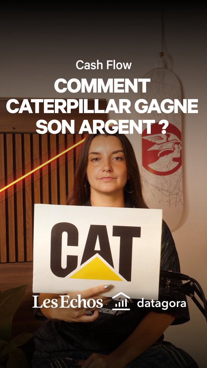 Comment Caterpillar gagne son argent ? 💰 👀 CAT. Trois lettres que l’on associe spontanément aux bulldozers, pelleteuses et chaussures de sécurité du groupe industriel américain. Mais derrière cette image se cache une réalité plus surprenante. 🎥 @datagora