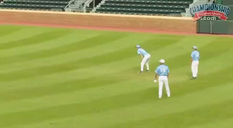 🚨 Practice: I/O 4 Number Game • Coach calls out a combination of numbers 1-4. • Fielders have to throw to each base in the sequence as fast as they can. ⭐️ Throws from the outfield should be firm &amp; on a line. “One hop or no hop.”