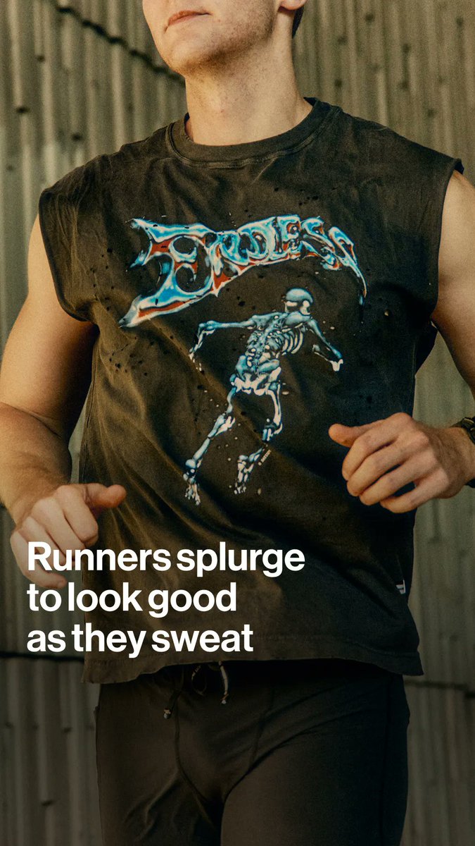 Hard-core marathoners and casual run club joggers alike are spending more to look better when they sweat. Lily Meier has more on how running increasingly has become a social status symbol.