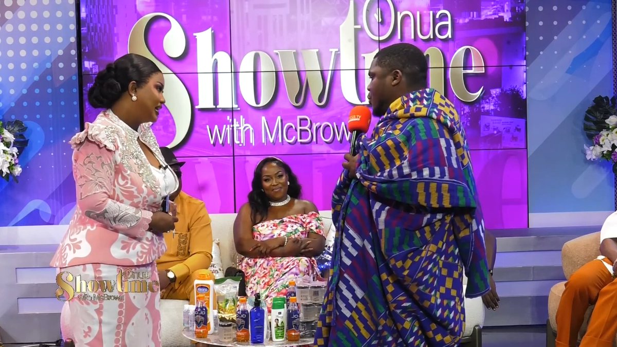 Who go help you no go stress you? 😁 Parrot Mouth missed a golden opportunity from Madam Hisense herself, Nana Ama McBrown 😂😂 #OnuaShowTime