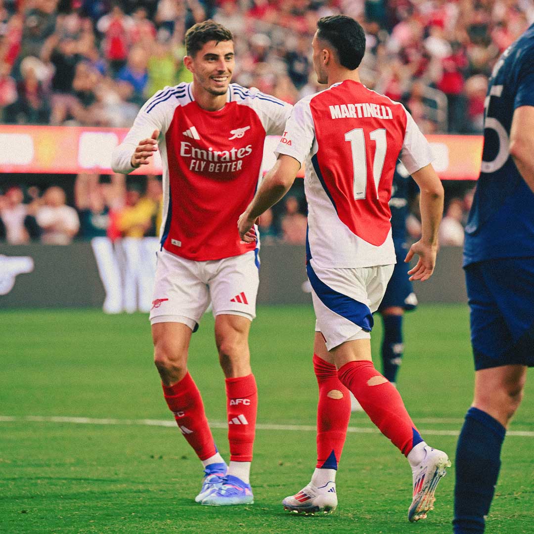 Quick feet. Tidy finish. Throwback to Gabi's winner against Man United at the SoFi Stadium back in 2024 🇺🇸