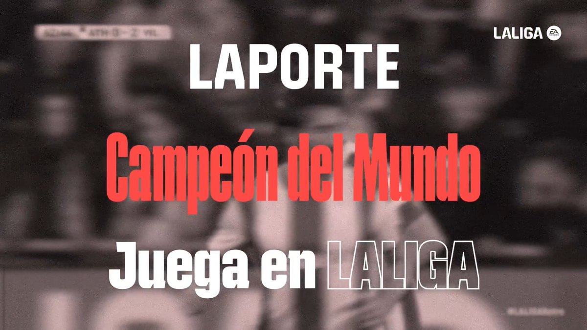 🦁 Aymeric Laporte, el CAMPEÓN DEL MUNDO del Athletic Club. LALIGAEsMundial