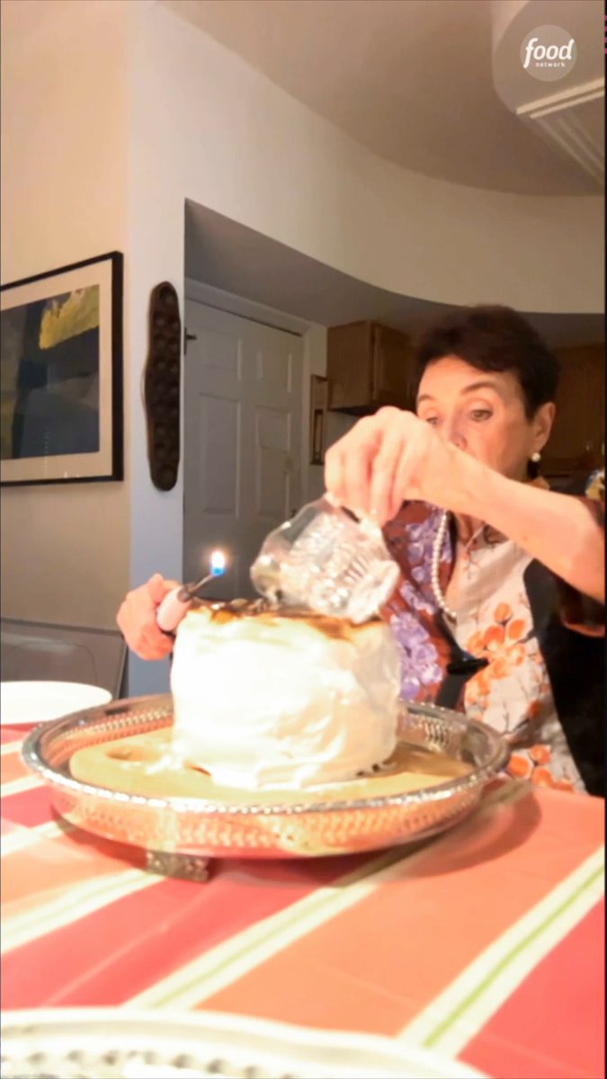 Grandma tried to make a flaming Baked Alaska and all hell broke loose... literally 🔥 #KitchenChaos > Tomorrow @ 10|9c
