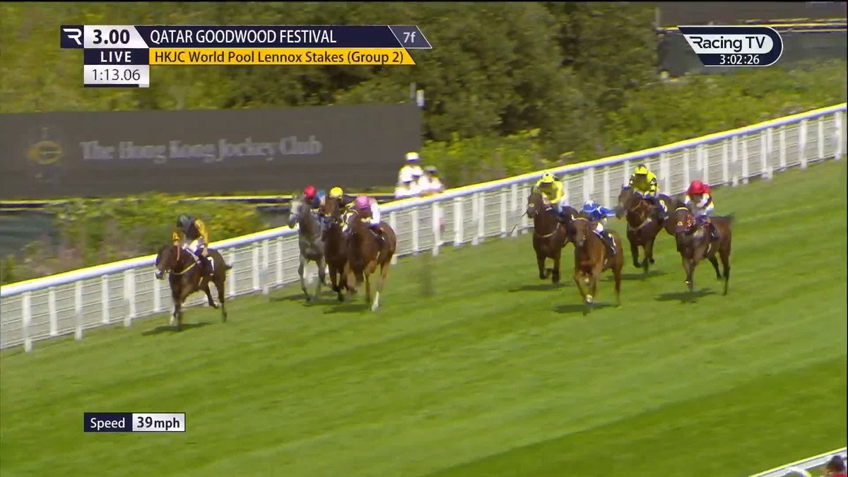 Odds-on favourite 𝐋𝐚𝐤𝐞 𝐅𝐨𝐫𝐞𝐬𝐭 fells some smart rivals in the HKJC Racing 🤝 World Pool Lennox Stakes Goodwood Racecourse Somerville Lodge Stables' likeable chestnut, runner-up in this last year, has also been declared in the Visit Qatar Sussex Stakes tomorrow .... 🤔