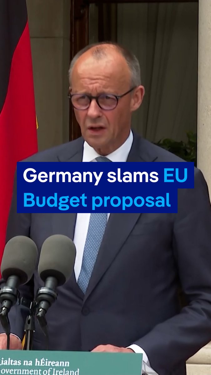 Germany's chancellor has called for substantial cuts to the EU's proposed budget. He argued that while Germany is reducing jobs in its federal administration, the EU is expanding its own bureaucracy. He said he would "not accept" the current proposal.