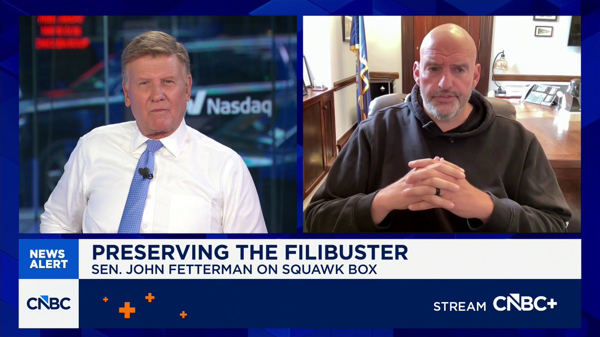 .U.S. Senator John Fetterman says members of his party were "so wrong" to attack the filibuster.
