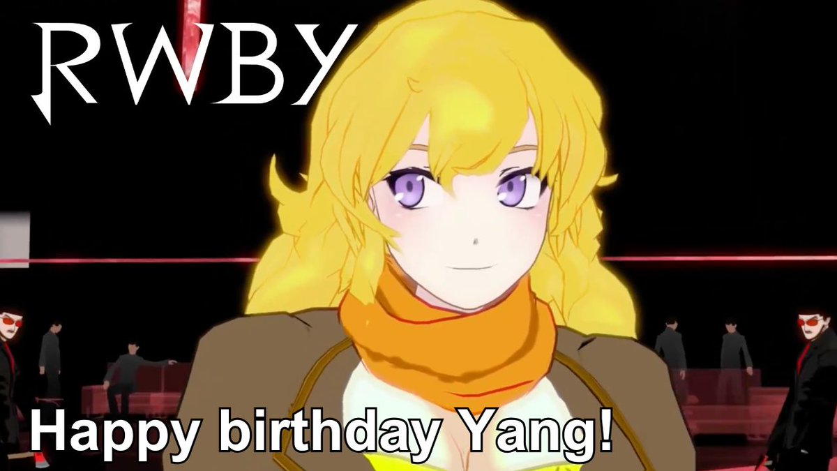 Happy Birthday, Yang Xiao Long 💛🔥 Strong, fearless, and always ready to light up every room she walks into!