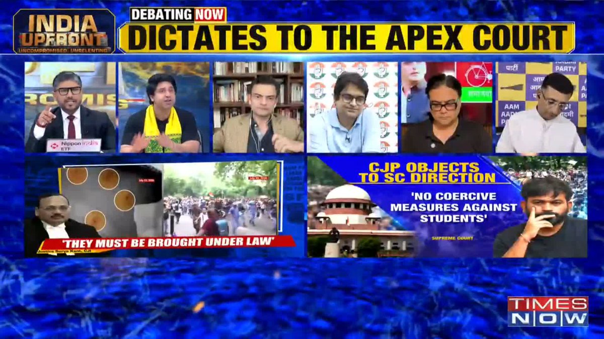 Relief For CJP Protesters No one who commits violence should be let free, but in this protest the govt has slapped false cases against protesters...: Ashwani Kumar Mishra Security of every citizen is govt's job...: 🦨iddharth Sharm@ tells @RoyPranesh