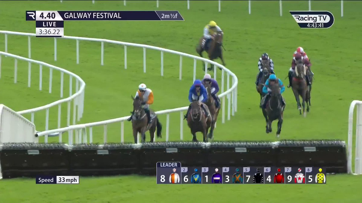 🥇🥇🥇 White-hot 𝐋𝐢𝐳𝐳𝐢𝐞 𝐓𝐰𝐢𝐠𝐠 brings up the hat-trick for Gordon Elliott and jack kennedy in the Listed Colm Quinn BMW Novice Hurdle Galway Races