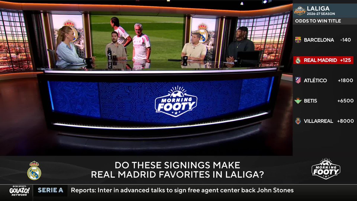 Does Real Madrid's business this summer make them La Liga favorites? 🤔 Aaron West, Nico Cantor and Tony Meola weigh in 🗣️