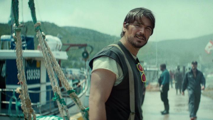 There’s something in the water. Filmed in Newfoundland, Josh Hartnett stars in the suspenseful new thriller BELOW, premiering October 8.