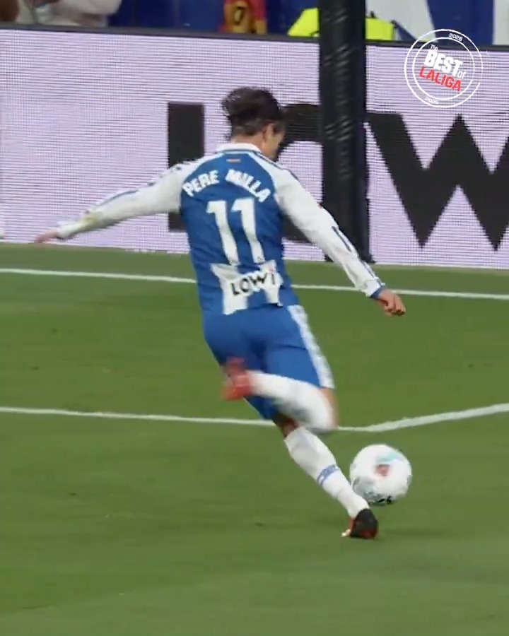 Una asistencia de MUCHO NIVEL. Pere Milla 🤝 Roberto Fernández LALIGAhighlights | RCD Espanyol de Barcelona