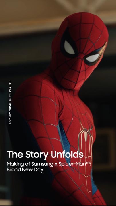 New film. New foldables. New BTS. We’re taking you behind the scenes to show the newest Samsung and Spider-Man: Brand New Day collaboration. 🕸️ 🤟🕷️ #Samsung #GalaxyZFold8 Pre-order now: See #SpiderManBrandNewDay exclusively in Theaters July 31st! Spider-Man Movie