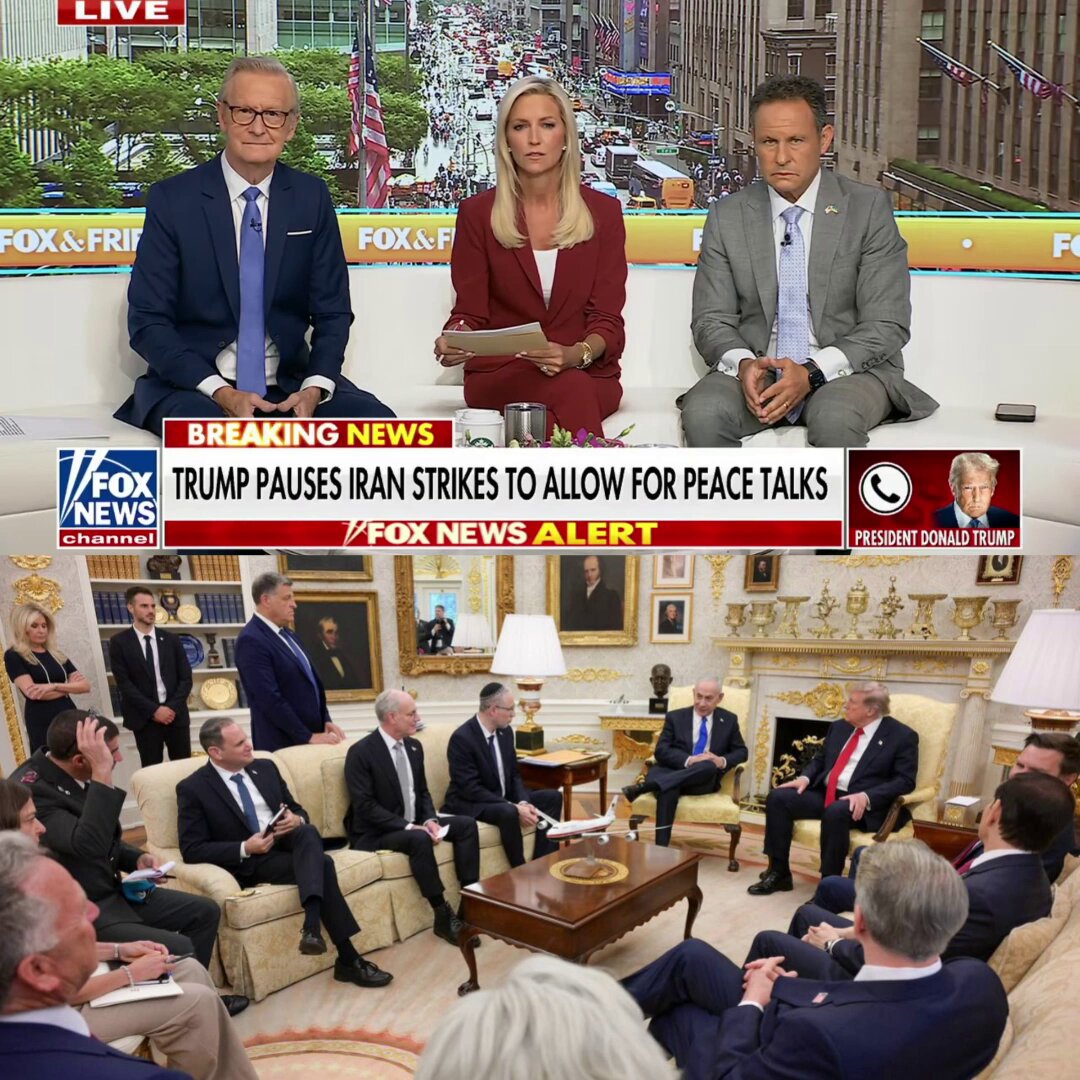 🔥AWESOME! President Trump just brought out the dream team in the Oval Office during the Netanyahu meeting: - VP JD Vance - Sec. Marco Rubio - Sec. Scott Bessent - Sec. Pete Hegseth They're all crushing it 👏🏻